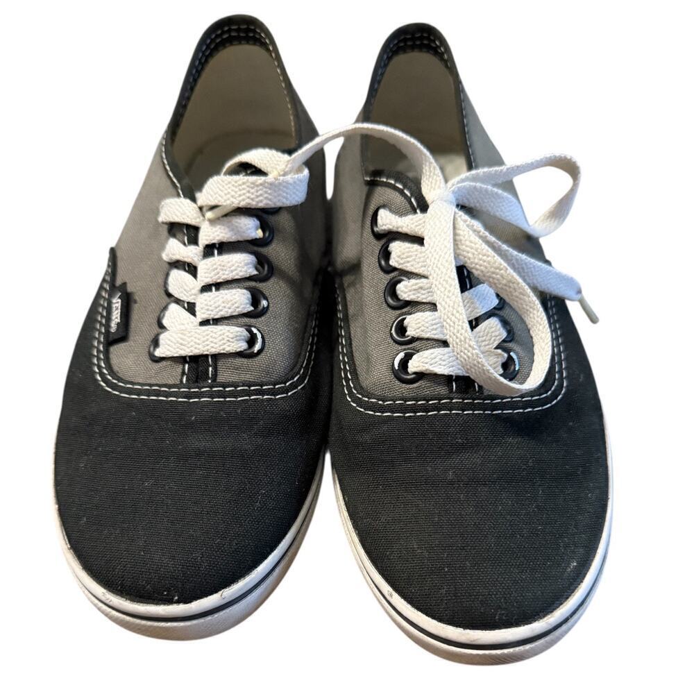 Vans Black & Gray Canvas Sneakers Women’s 6.5 / Men’s 5